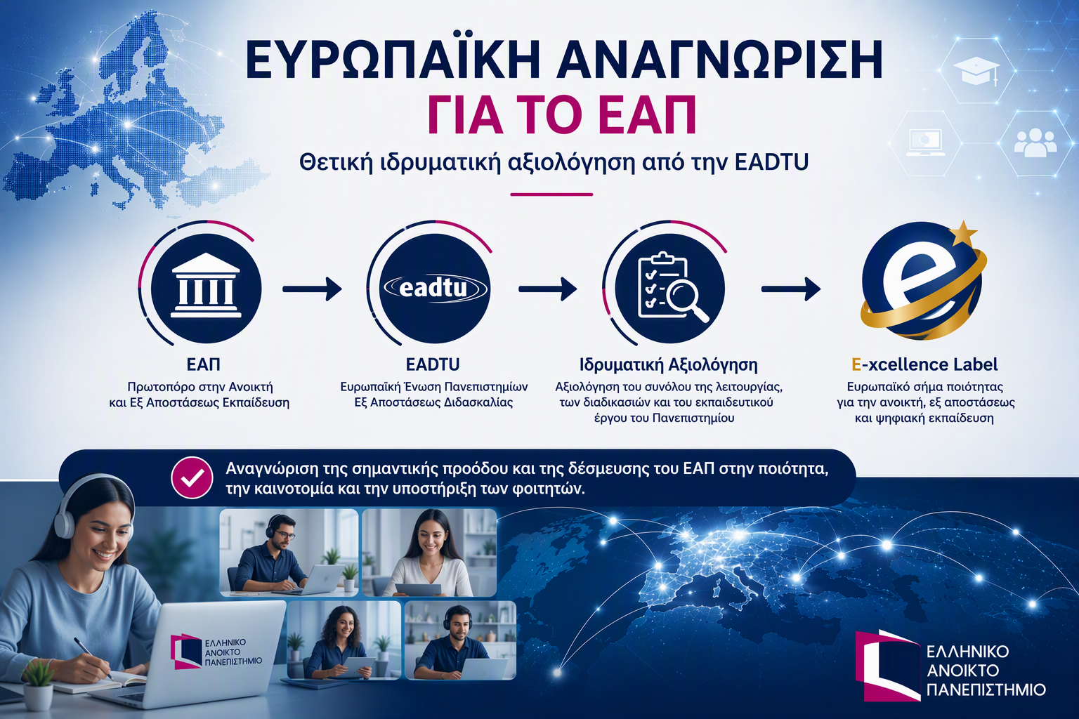 Ευρωπαϊκή αναγνώριση για το ΕΑΠ